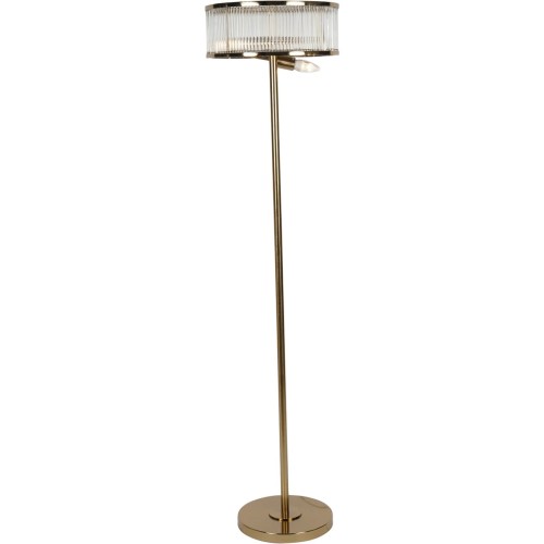 Altea Gold Floor Lamp 162 cm with Glass Rod Shade