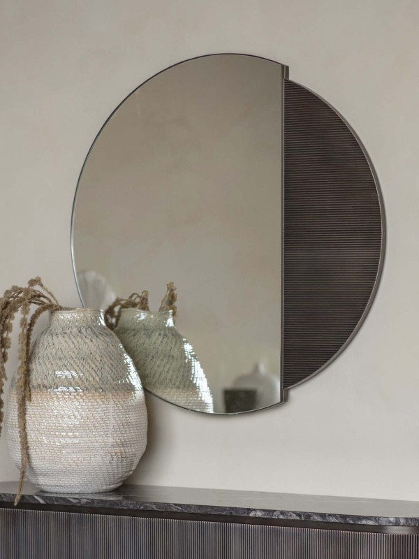 Primrose Decorative Mirror 90 cm – Ornate Metal Wall Decoration