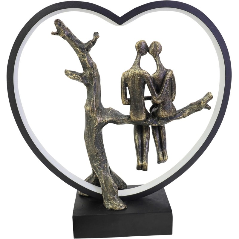 USB-powered romantic sculpture measuring 33 cm high