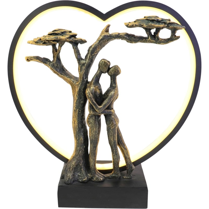 Love LED Sculpture – 32 cm USB Lighted Kissing Couple