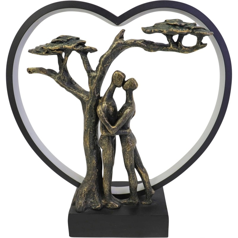 Love LED Sculpture – 32 cm USB Lighted Kissing Couple