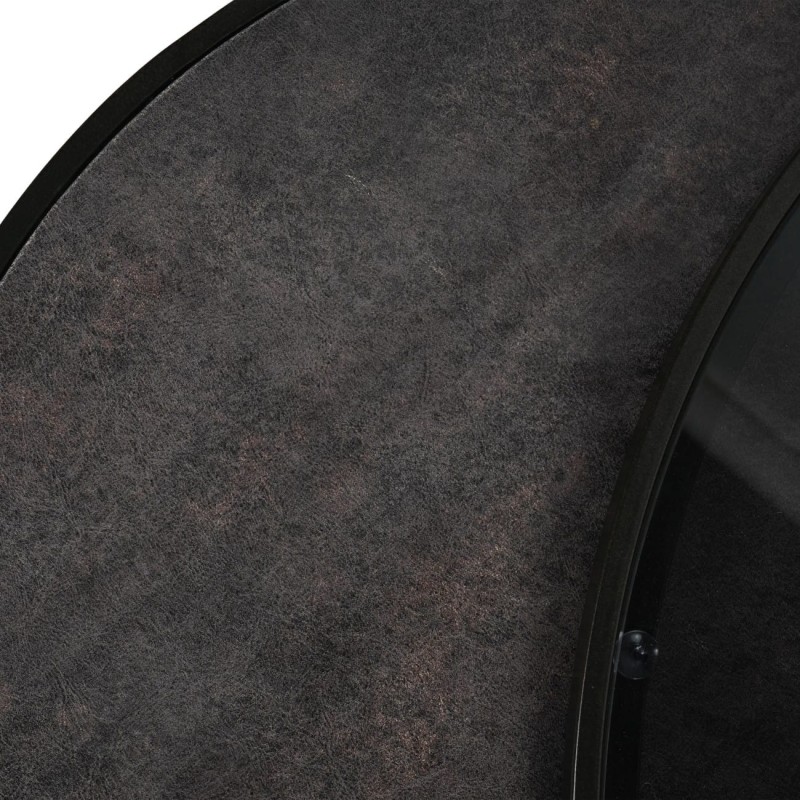 Lyrics Coffee Table Set – Two Black Round Tables 79 cm | Modern Living Room Furniture