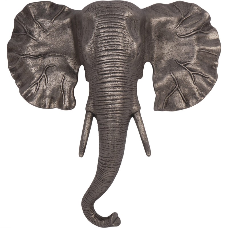 Elephant Kari wall decoration featuring an elephant head