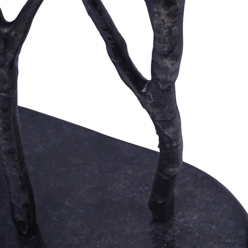 Large Birds Sculpture – 135 cm Black Standing Metal Sculpture