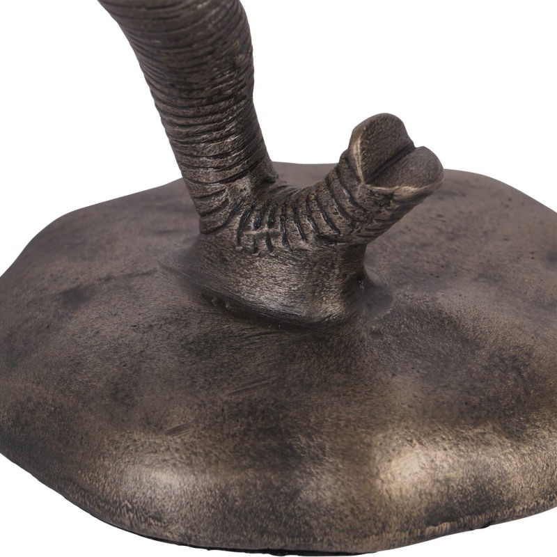 Elephant Sculpture 31.5 cm – Antique Gold Aluminium Ornament for Living Room