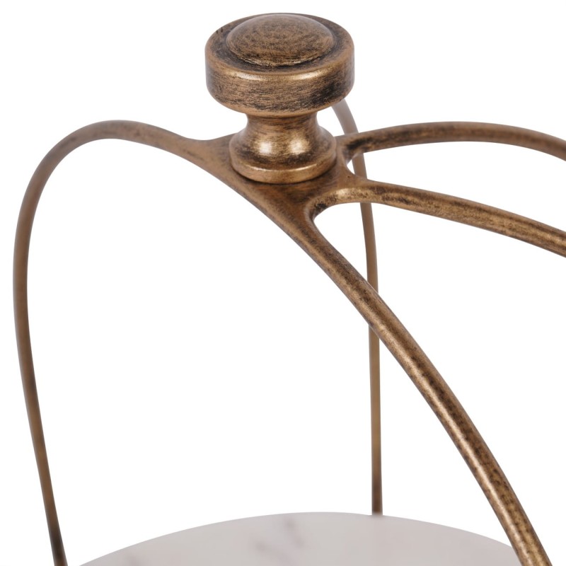 Art Deco inspired decorative marble display stand