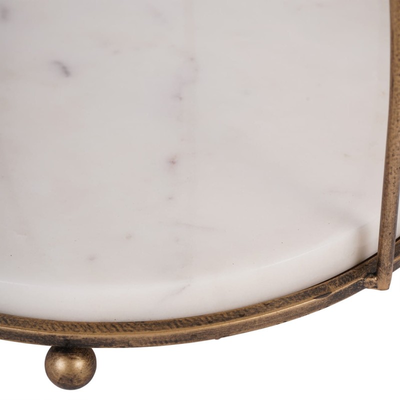 White marble stand for a console table or sideboard