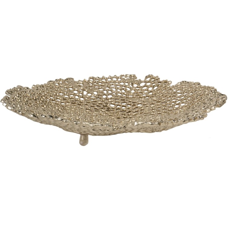 Gold openwork aluminium centrepiece bowl