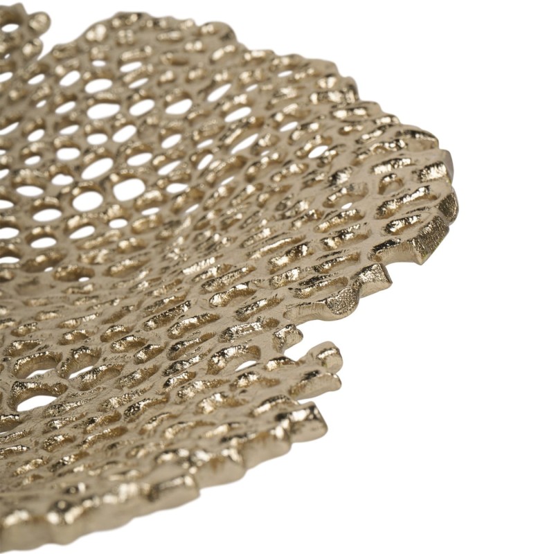 Mayfair Gold bowl with an irregular organic pattern