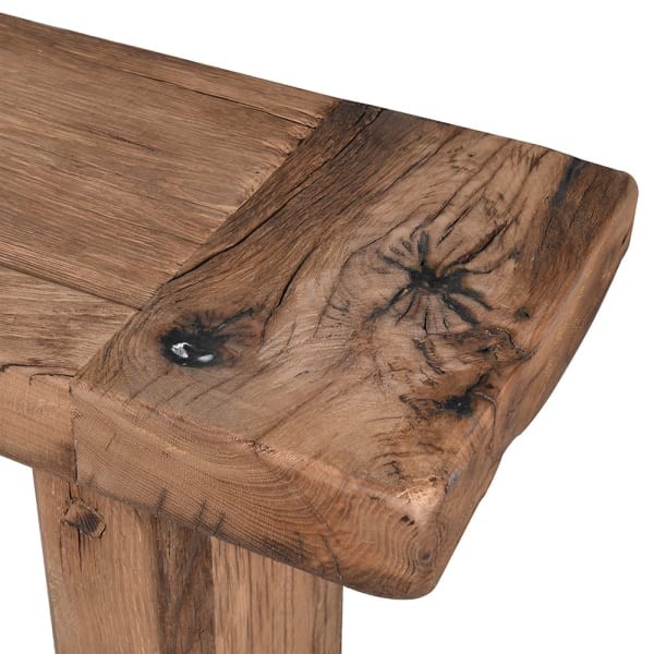Boho 160 cm Console Table in Reclaimed Solid Oak – Colonial Style