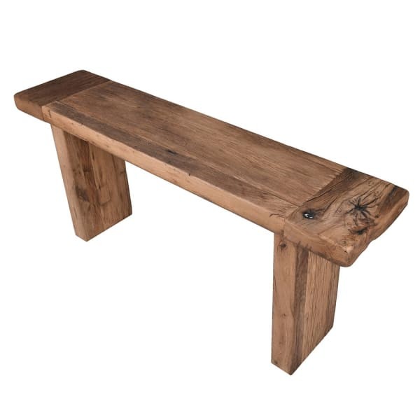 Boho 160 cm Console Table in Reclaimed Solid Oak – Colonial Style