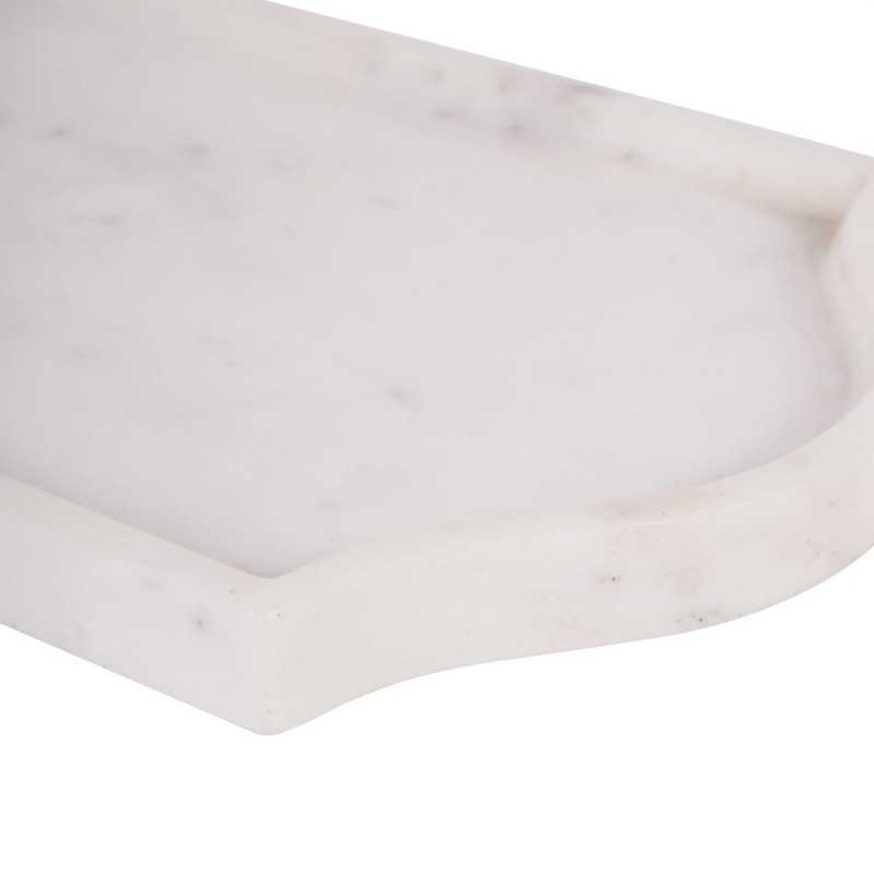 Decorative marble tray for a living room