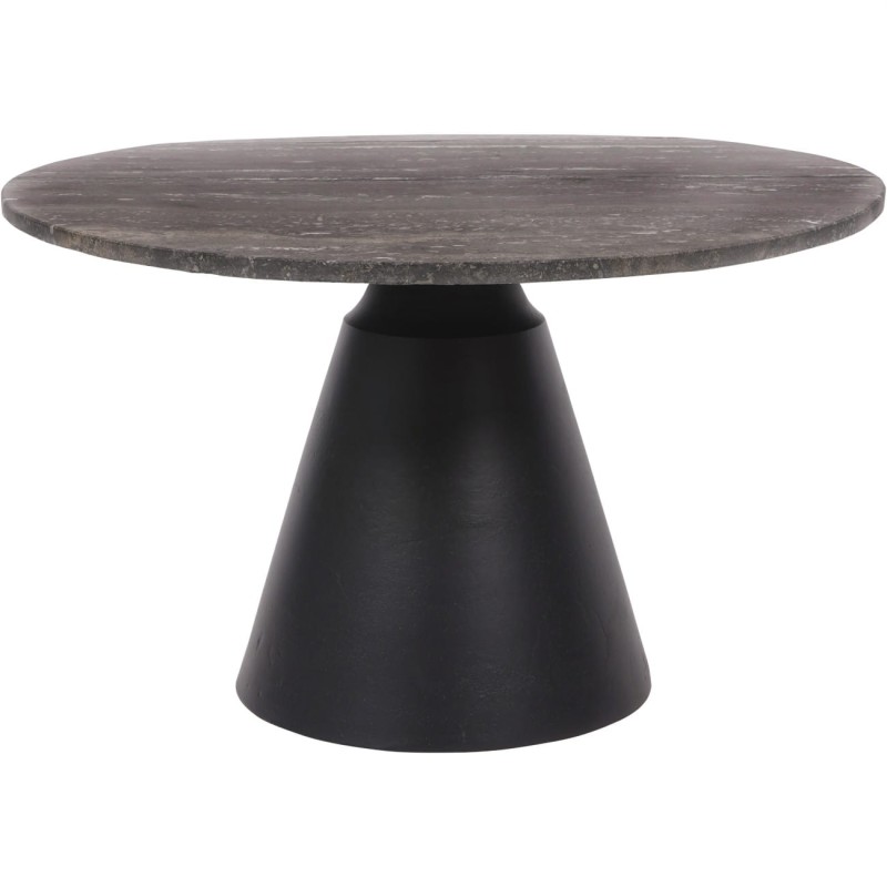 Finsbury Marble Coffee Table - 60 cm, Round Table with Marble Top