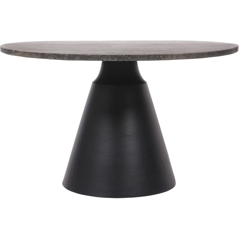Finsbury Marble Coffee Table - 60 cm, Round Table with Marble Top
