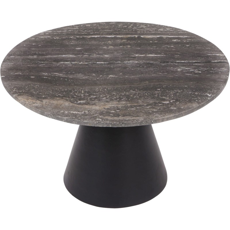 Finsbury Marble Coffee Table - 60 cm, Round Table with Marble Top