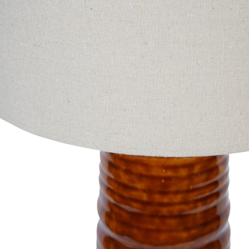 Slim ceramic floor lamp for a living room