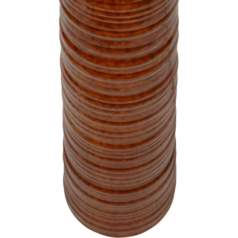 Slim ceramic floor lamp for a living room