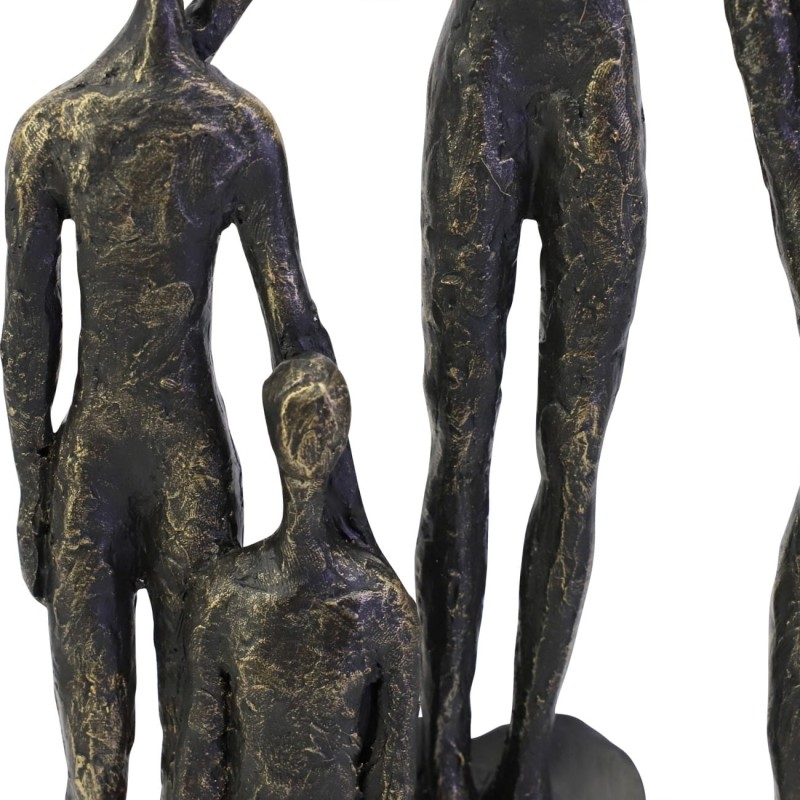 Decorative family ornament in an antique bronze finish