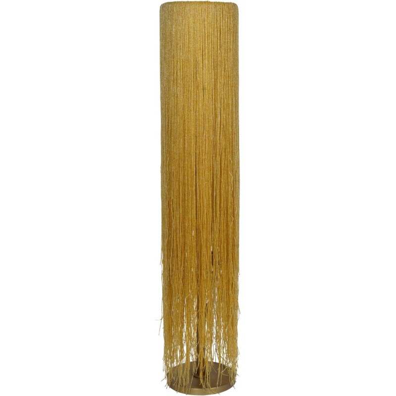 Boho Beads amber glass bead floor lamp 160cm