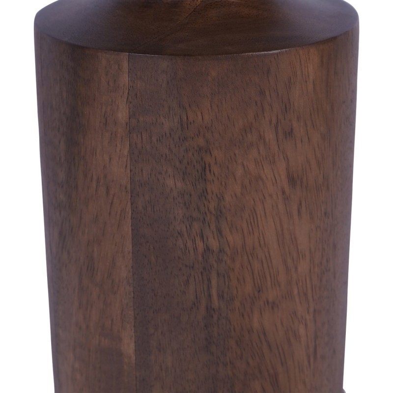 Amalfi candle holder made from natural mango wood