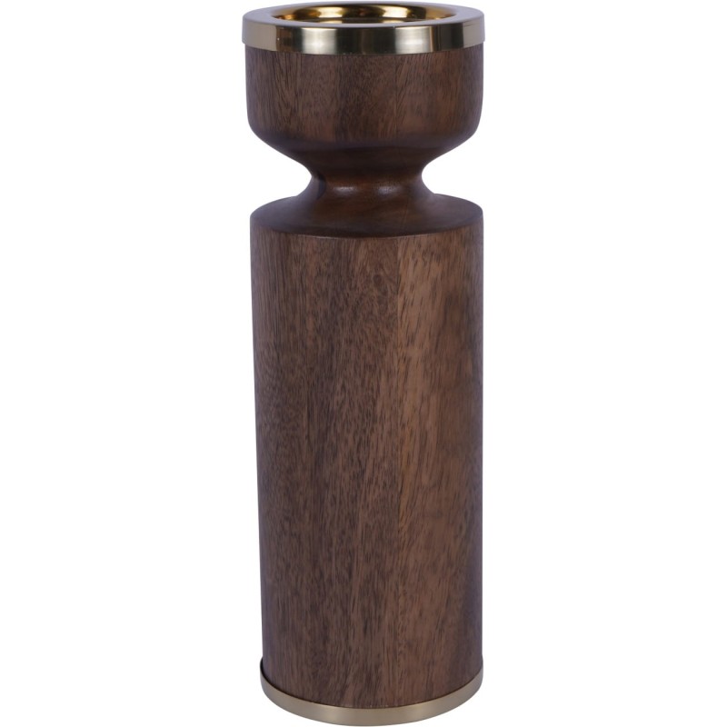Amalfi mango wood candle holder measuring 31 cm high