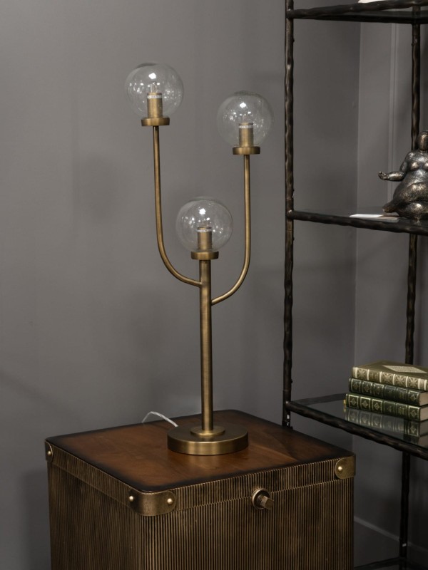 Bubble Table Lamp, 82 cm – Glass Globes with Metal Base