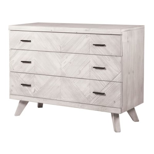 Fir 100cm Light Wood Chest of Drawers – 3 Drawers