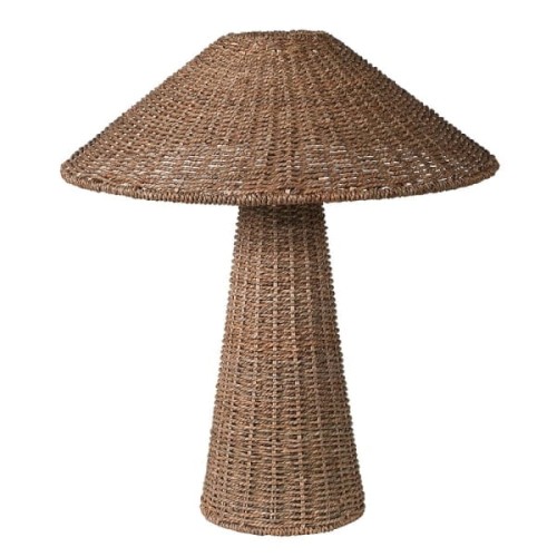 Rattan Boho Table Lamp 61 cm in Natural Rattan