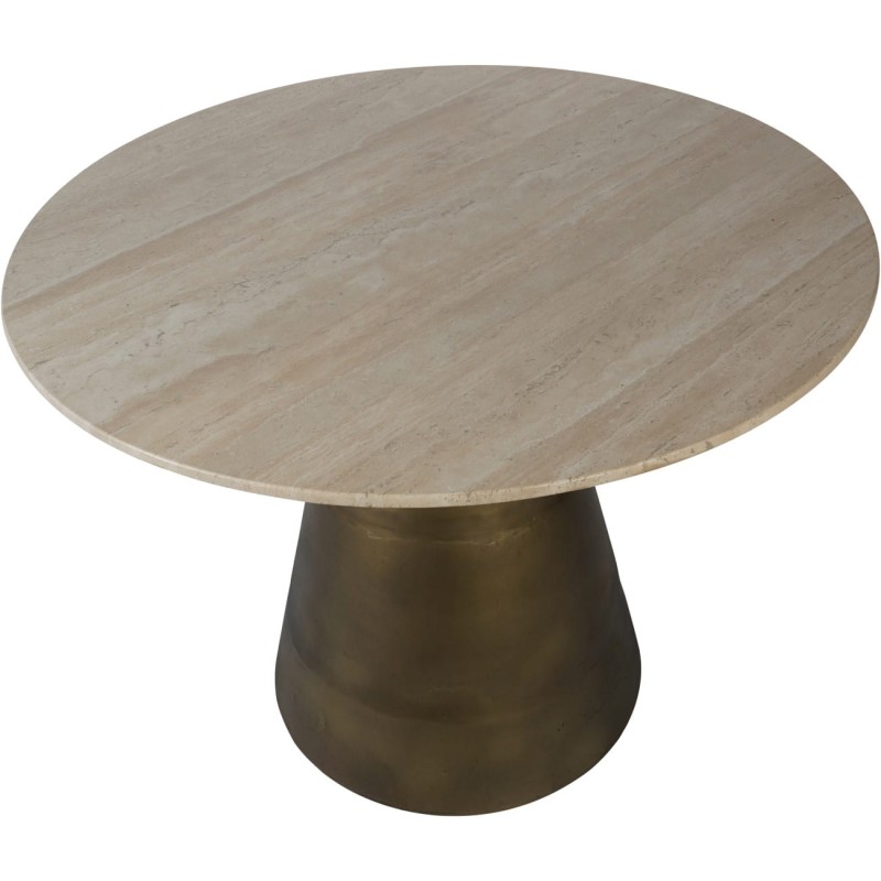 Camden Marble Dining Table 120 cm – Round Dining Table with Marble Top