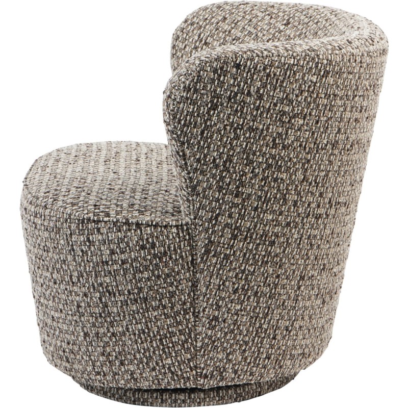 Greenwich Mocha Swivel Armchair – Brown Velvet Armchair