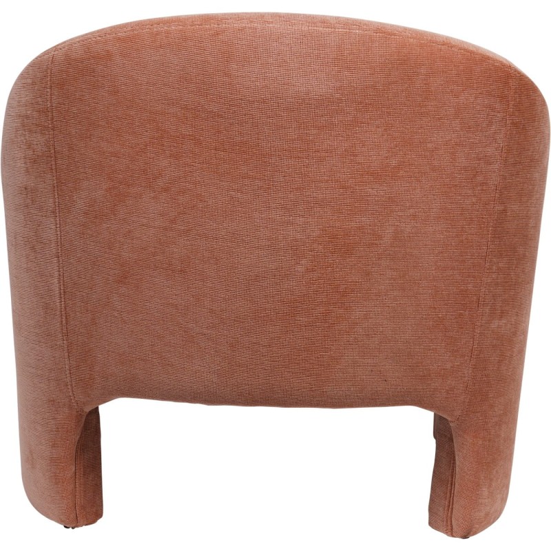Lovely Armchair – Pink Chenille Upholstered Armchair