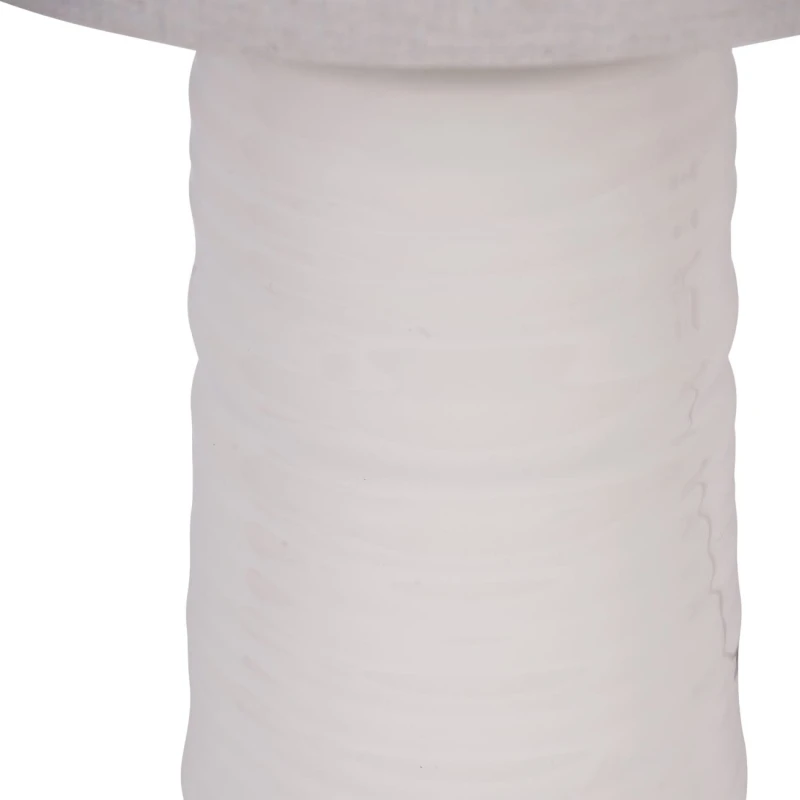White table lamp for a living room or bedroom