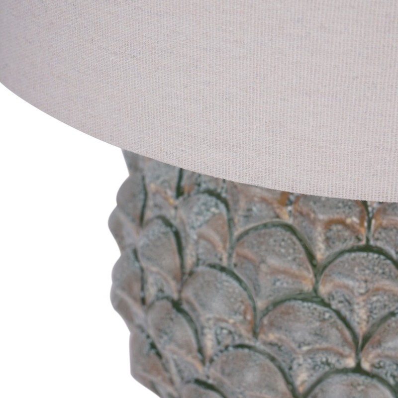 Decorative ceramic lamp in a modern classic interior