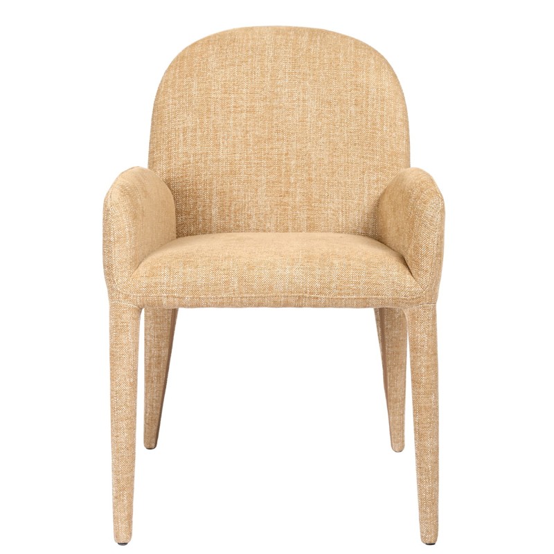 Fully upholstered Uno Wheat dining chair