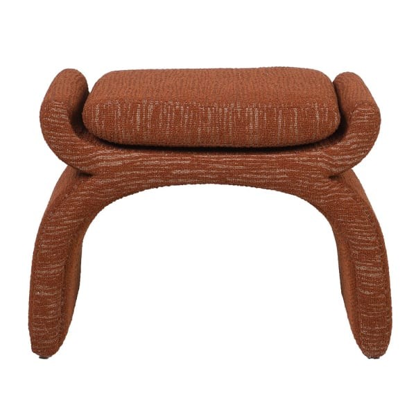 Modern upholstered dressing table stool for contemporary bedrooms