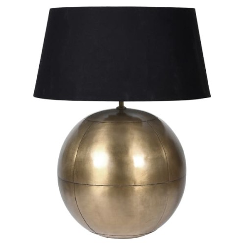 Belgrave Gold Table Lamp 73 cm Gold Iron Ball with Black Cotton Shade