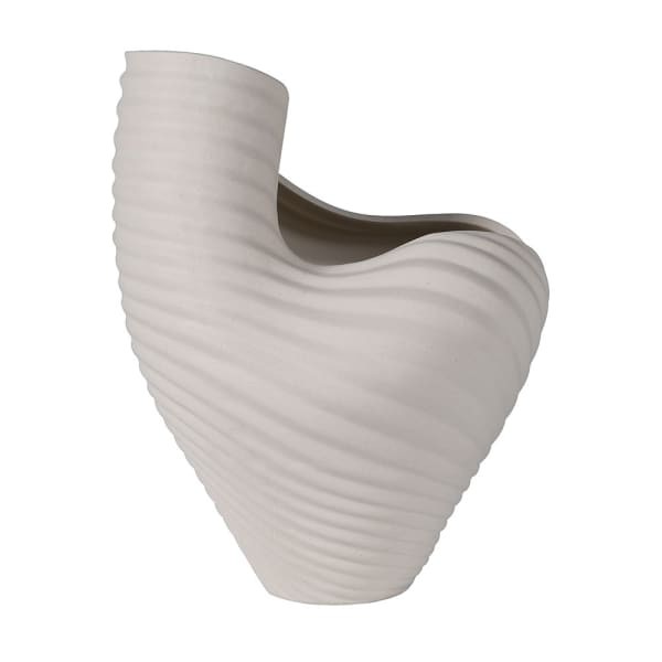 Symphony Ivory Porcelain Vase 40 cm