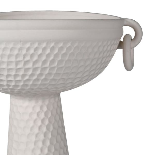 Textured surface of the Elegant porcelain vase