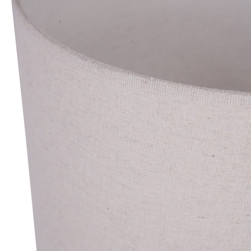 Cream shade table lamp for a living room