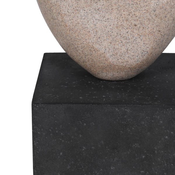 Beige Abstract Sculpture Maldon Sand 69 cm