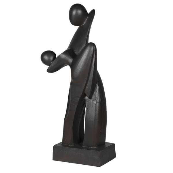 Large bronze aluminium floor sculpture 103 cm high