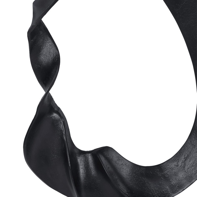 Bromley Contemporary Black Abstract Sculpture – 68 cm
