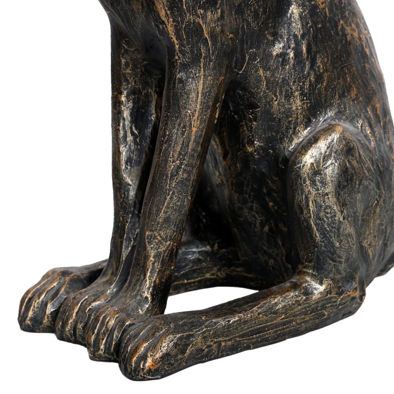 Antique bronze hare for a living room