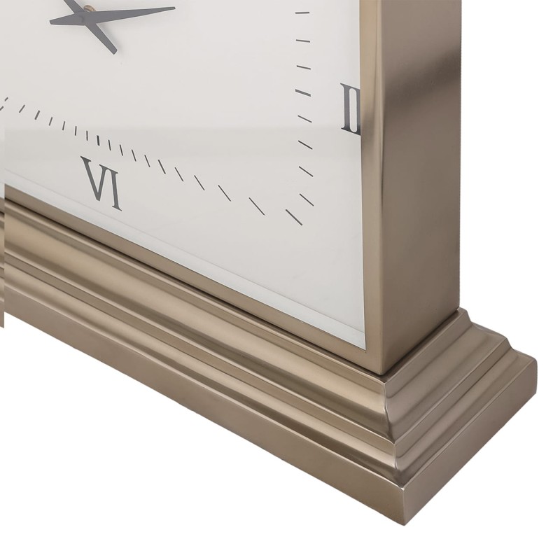 Large metal table clock for a living room
