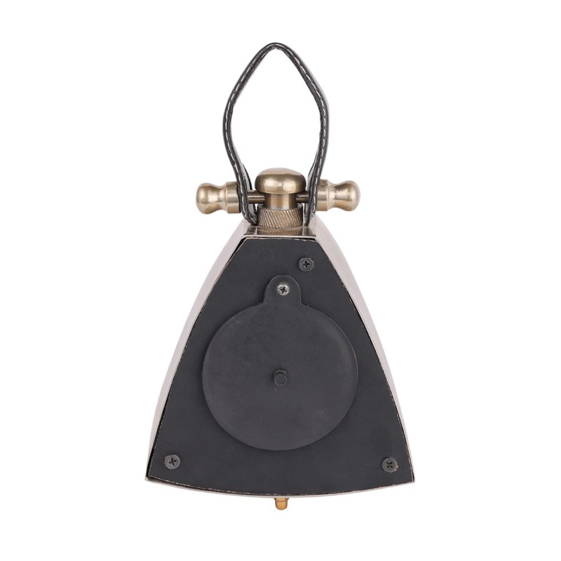 Gold metal clock for a desk or sideboard