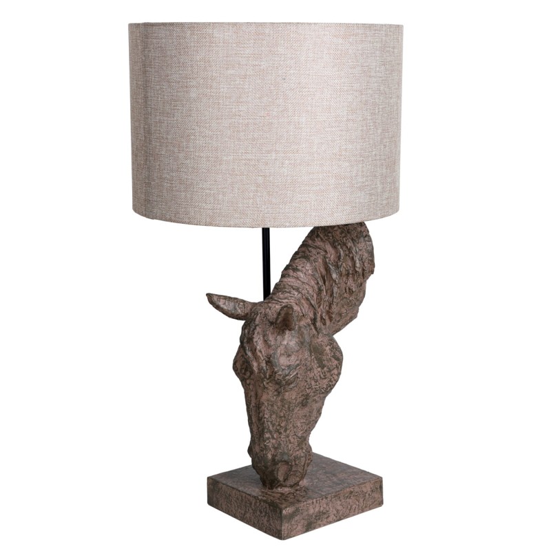 Sculptural resin Horse table lamp