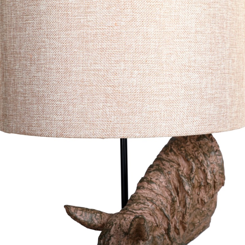Decorative horse lamp for a console table