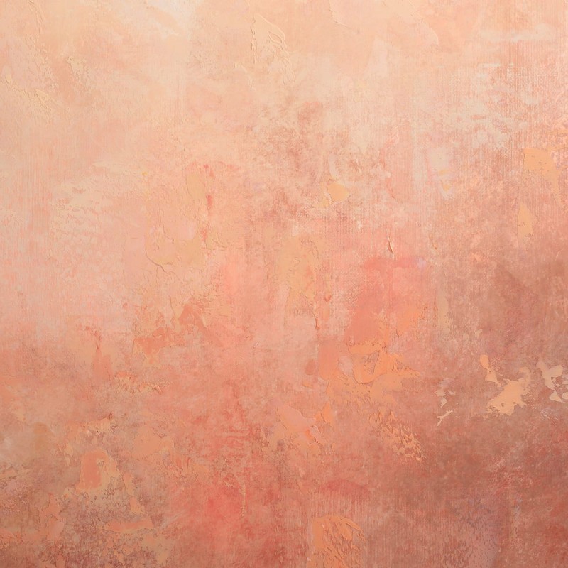 Terracotta Canvas Artwork 100 × 100 cm – Hand-Finished in a Wooden Frame