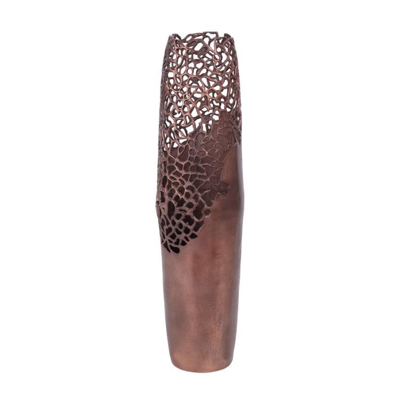 Openwork floor vase for a living room
