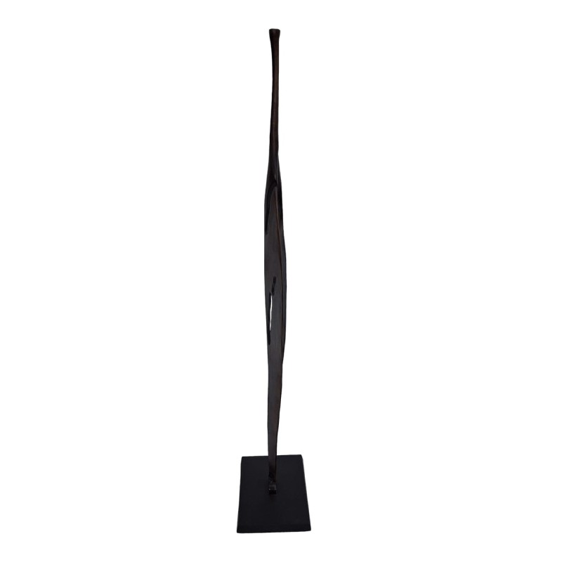 Modern metal sculpture for a living room